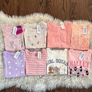 5T NWT 8 Toddler Girl Old Navy Shirts Bundle
